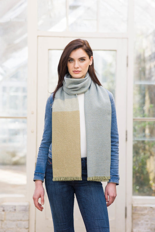 Merino wool scarf by Mucros Weavers