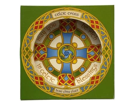 Celtic Cross 8" Plate