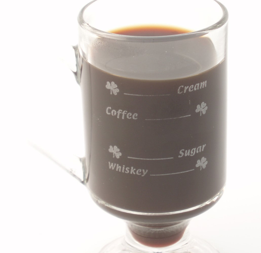 Irish coffee “recipe” mug pair - Robert Emmet 0424