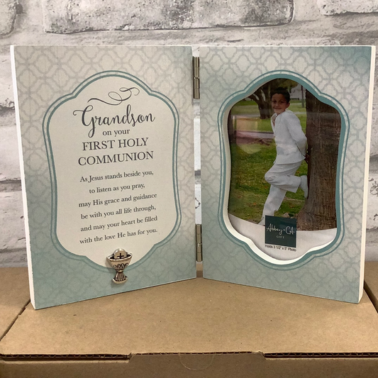 Grandson first communion frame