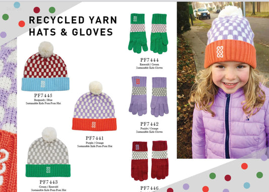 Patrick Francis kids hats and gloves Pf7441 PF7443