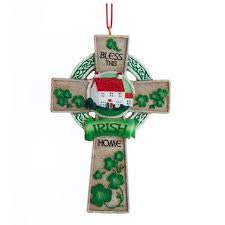 Bless this Irish home ornament