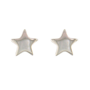 Silver Children's Star Stud Earrings