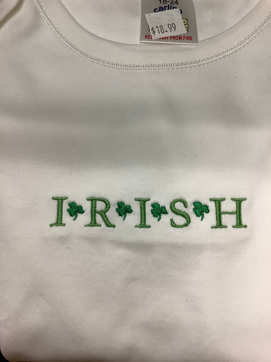 “Irish” onsie
