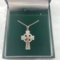 Sterling Silver Celtic cross with gold filled crucifix S EDB