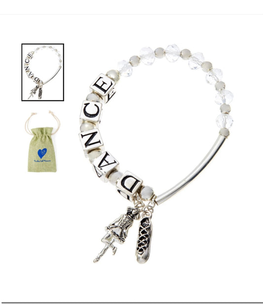 IRISH DANCE CHARM STRETCH BRACELET