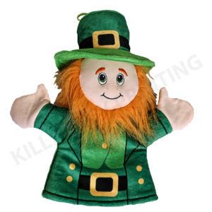 Liam the leprechaun hand puppet