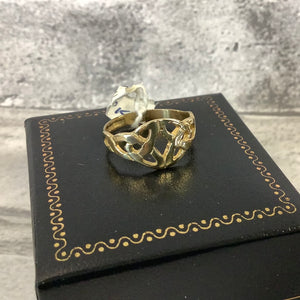 10k Celtic knot ring