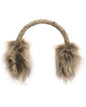 Patrick Francis speckled wool fur ear muffs