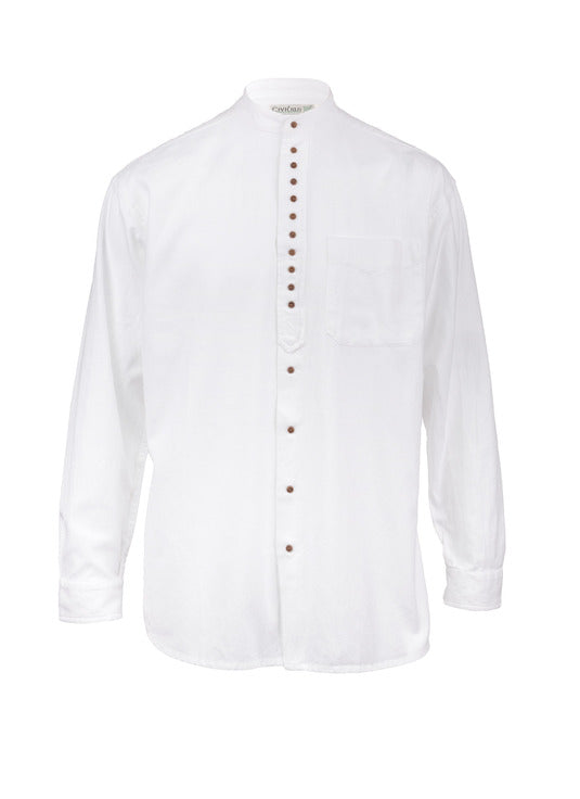 Boy’s Grandfather Shirt White