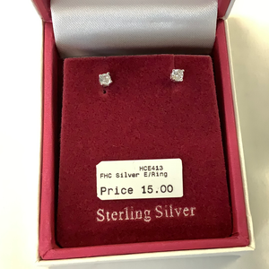Sterling silver studs HCE413