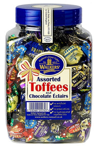 Walkers assorted toffees and chocolate eclairs