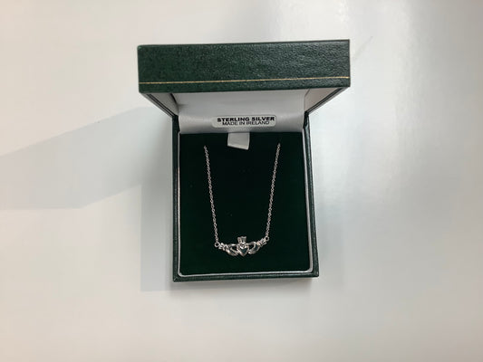 Claddagh Mo Chroi Necklet Silver N118-S