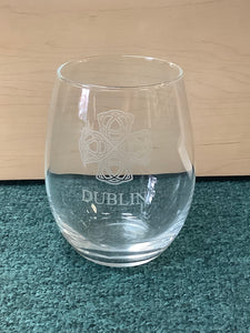 Dublin stemless wine glass