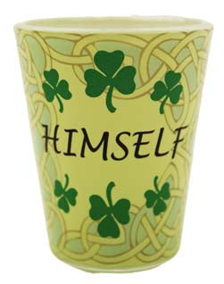 Himself/herself shot glass