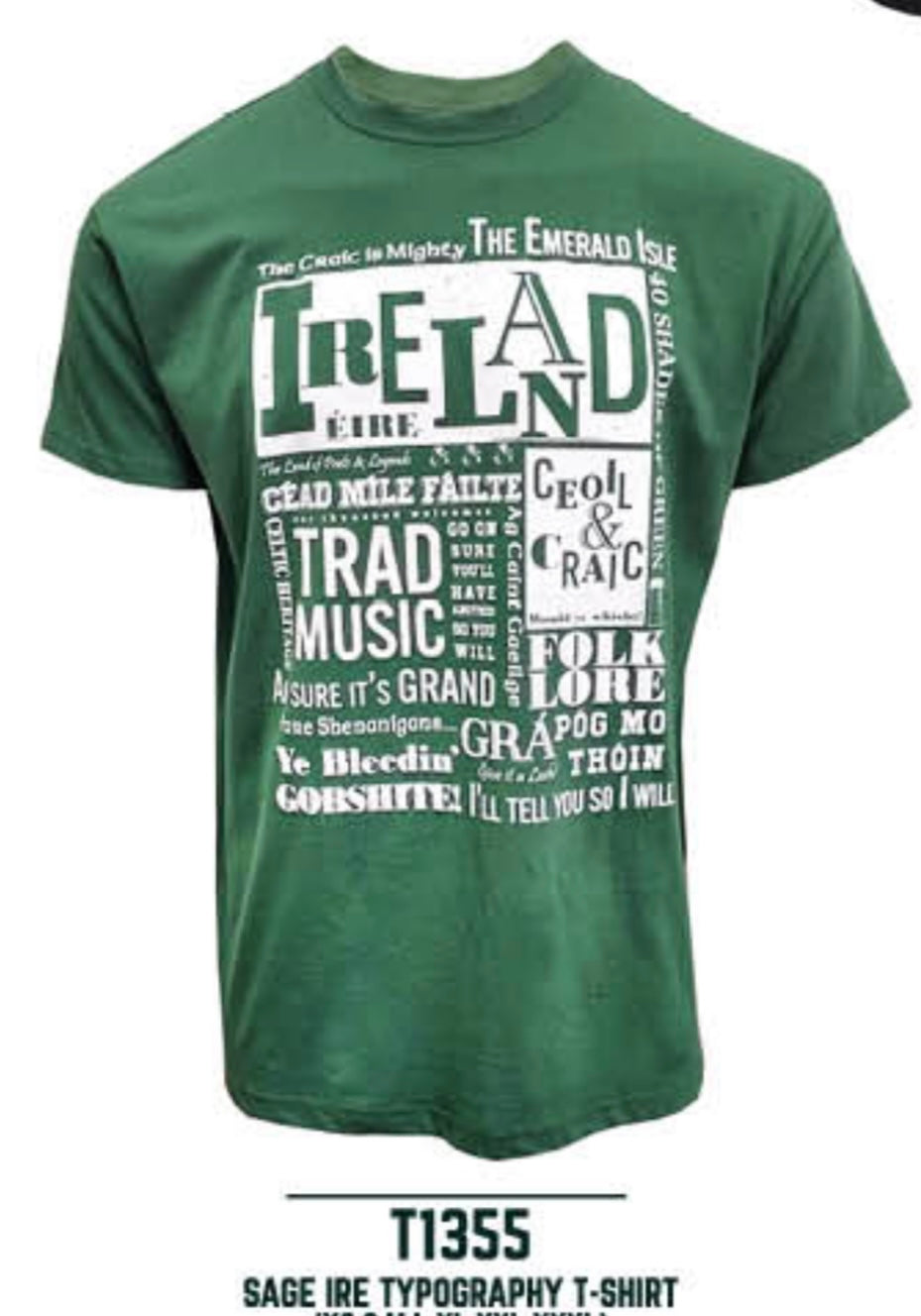 Ireland Words T-Shirt T1355