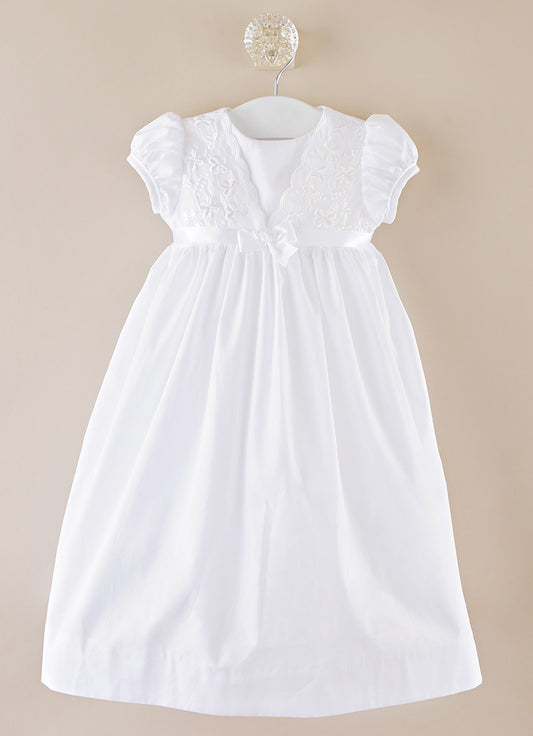 **NEW**Faye Shamrock Christening Dress