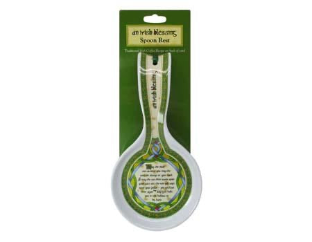 An Irish blessing spoon rest