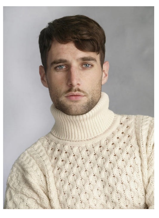 CARRICK MERINO ROLL NECK SWEATER: R1949