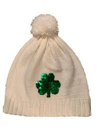 BOE1301 Adult sequin shamrock hat boe1301