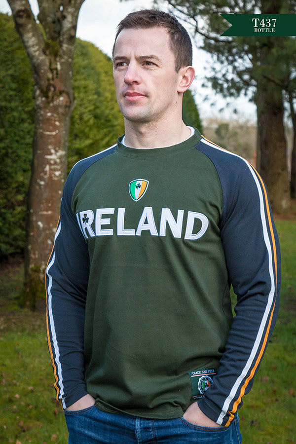 Retro Irish Mens Double Sleeve Shirt T437