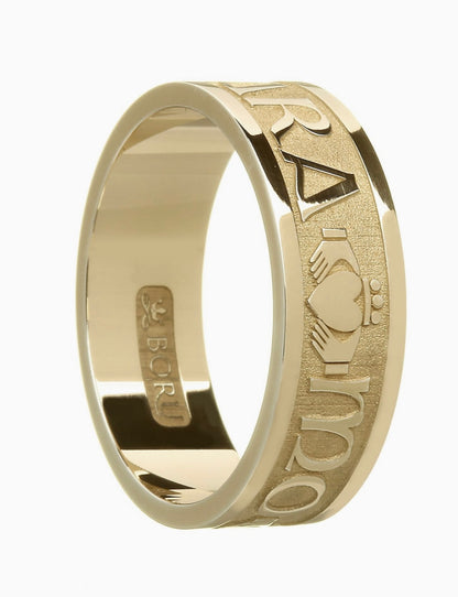 Gents Mo Anam Cara Soul Mate Wedding Ring WED184