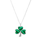 Hope Malachite Shamrock Pendant sp2284 Made By Shanore