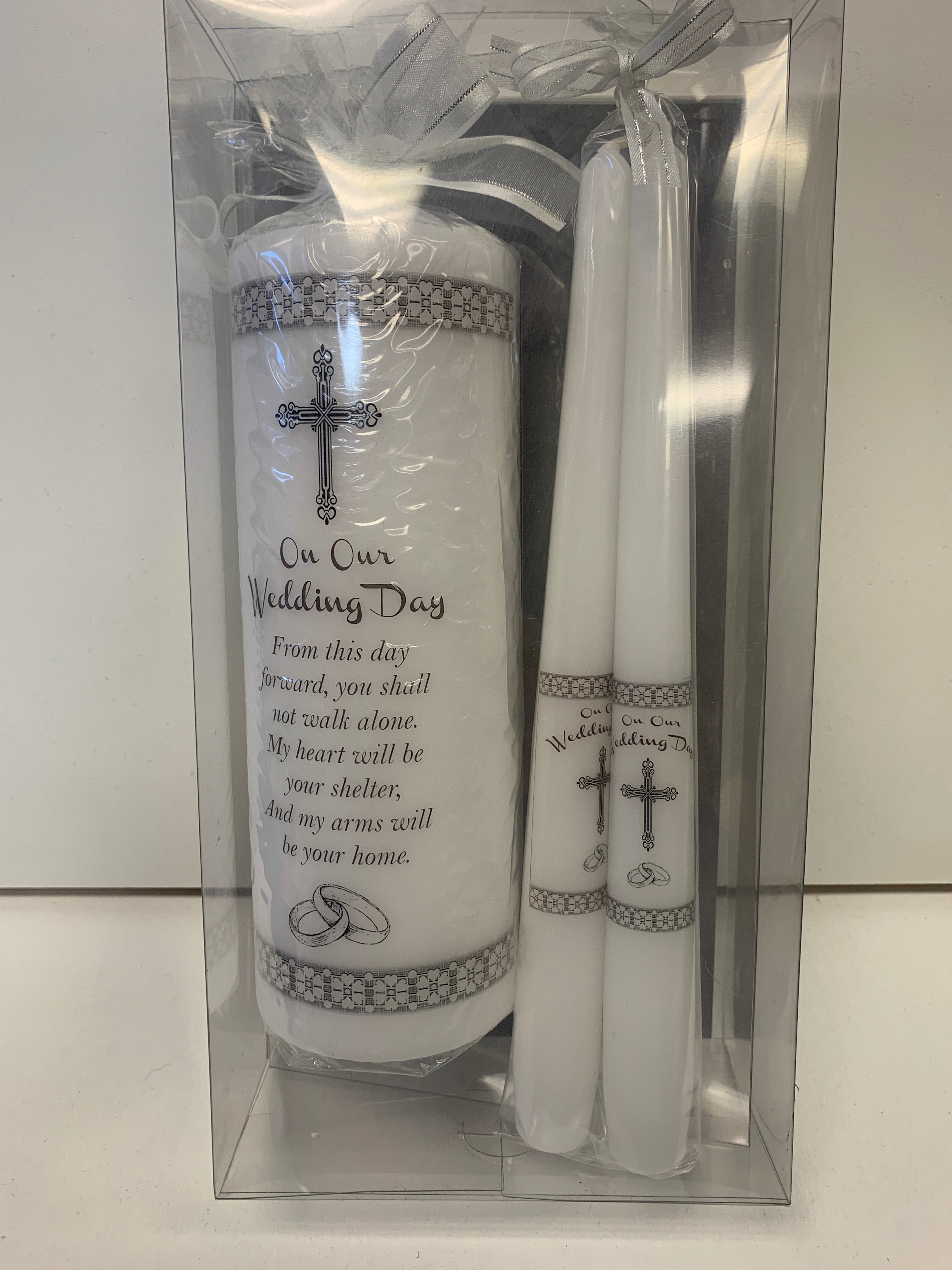 On Our Wedding Day Candle Set