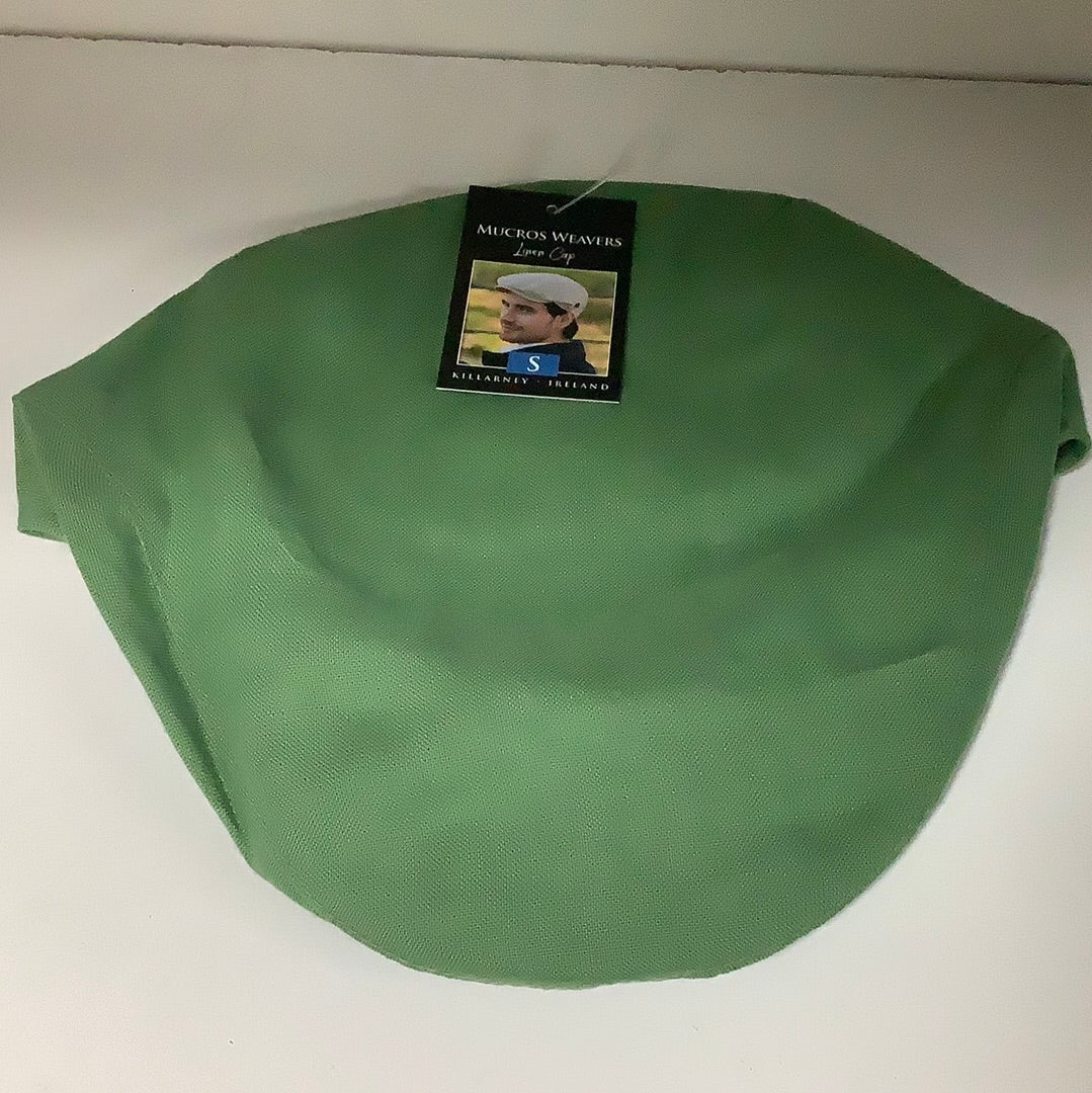 Mucros Green Linen trinity Cap 20