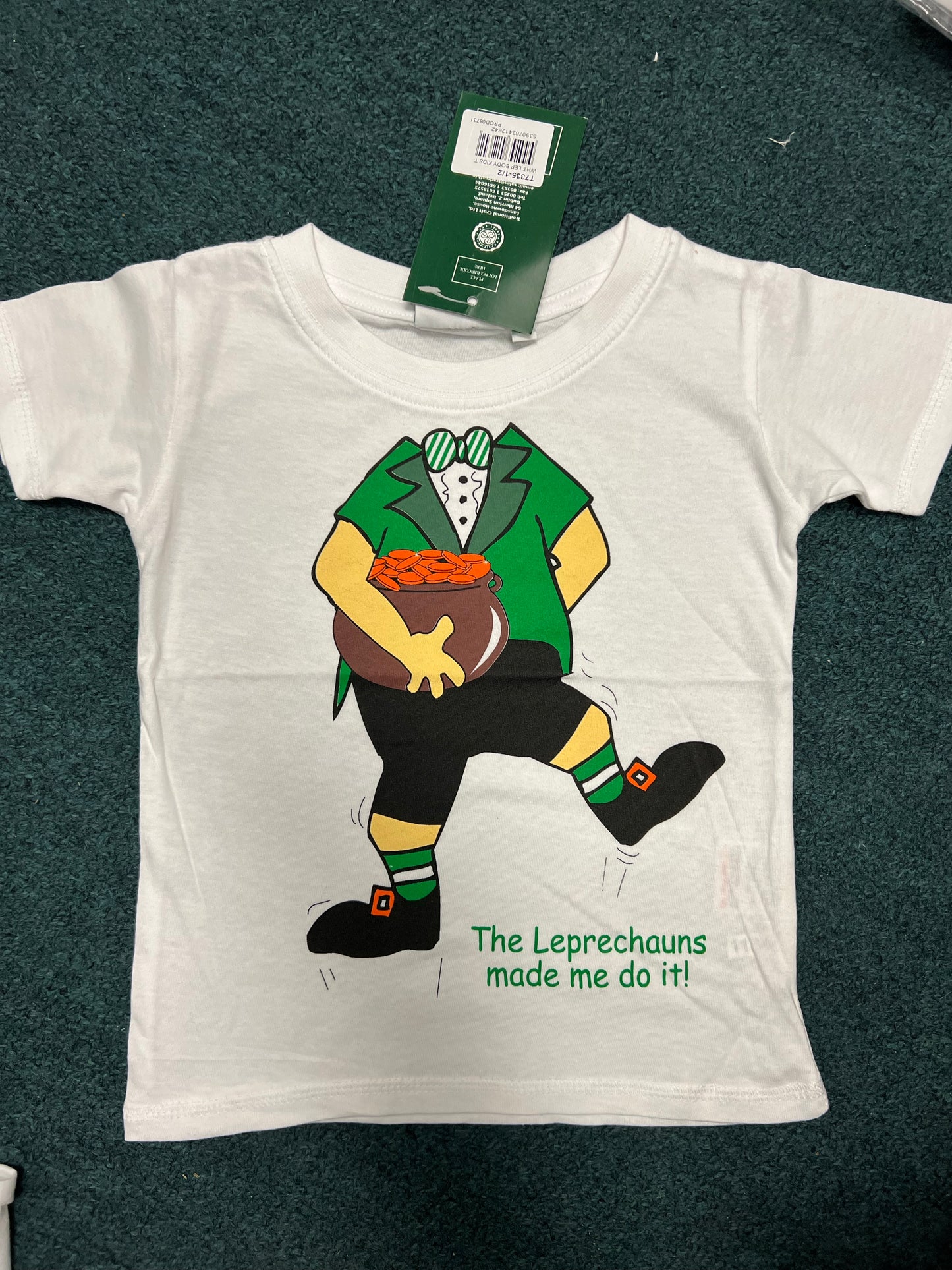 The leprechauns made me do it tee