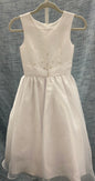 Size 10 white dress with sequin detailing #447T