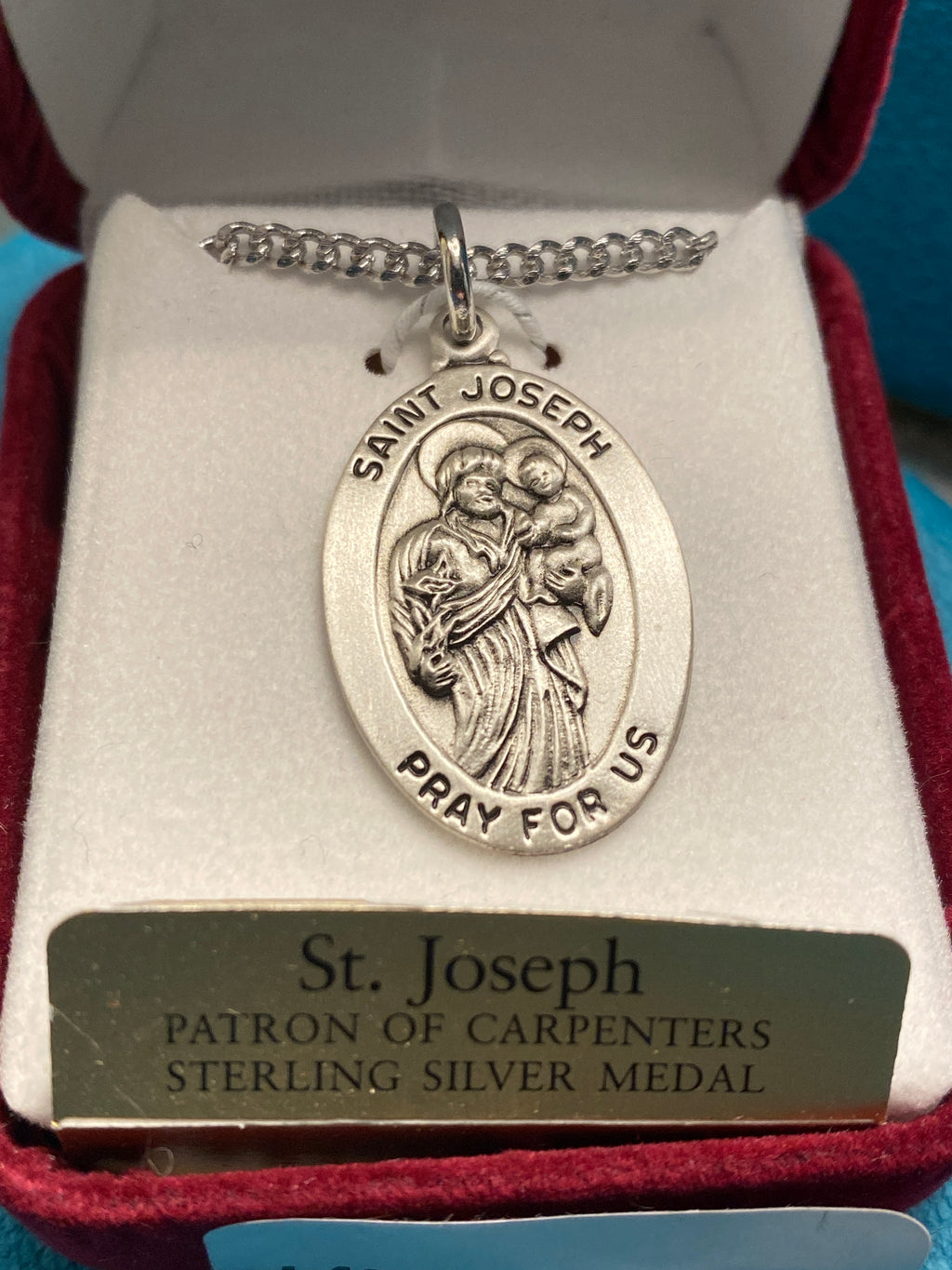 St. Joseph 20”chain medal L461JS