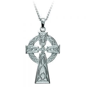 Sterling Silver Two Sided Cross C70