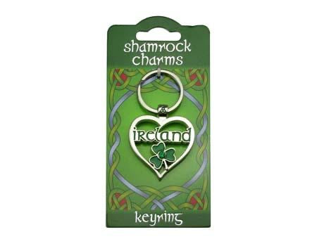 Irish Heart Keyring