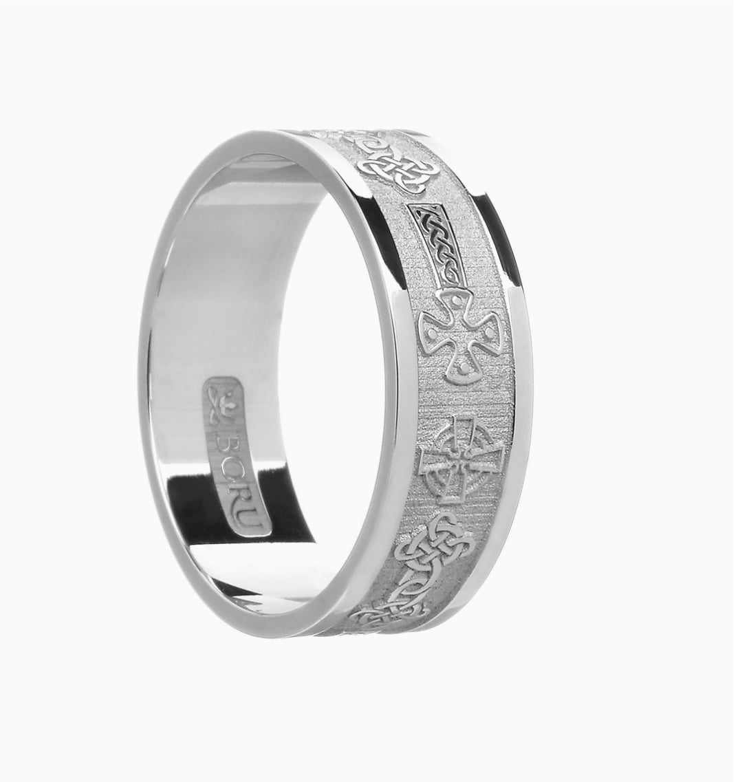 Gents Celtic Cross Wedding Ring