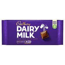 Dairy milk chocolate standard bar 53g