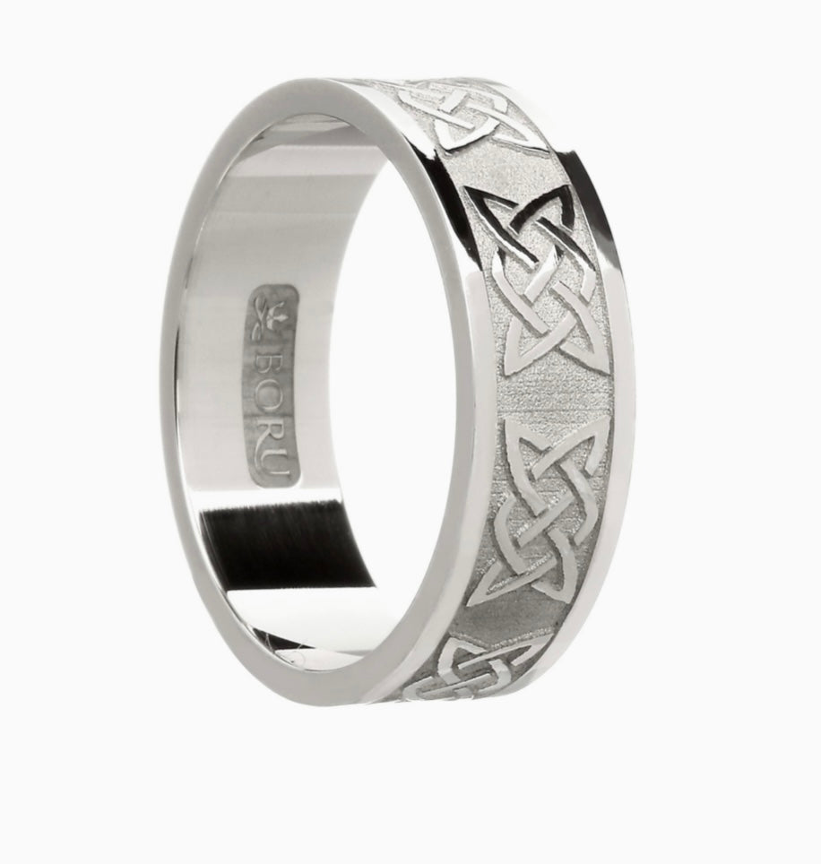 Mens Lovers Knot Wedding Ring