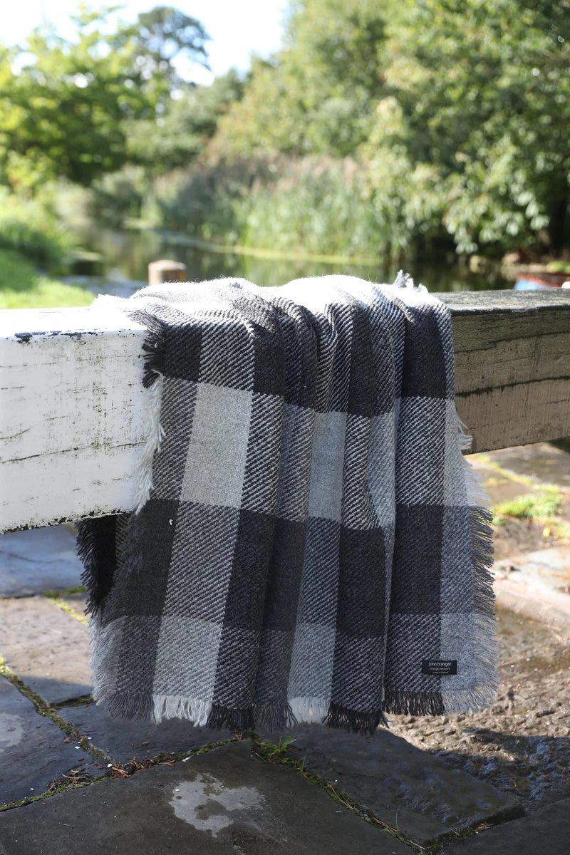 John Branigan- Throw Kildare Multi Grey – Kathleen's of Donegal