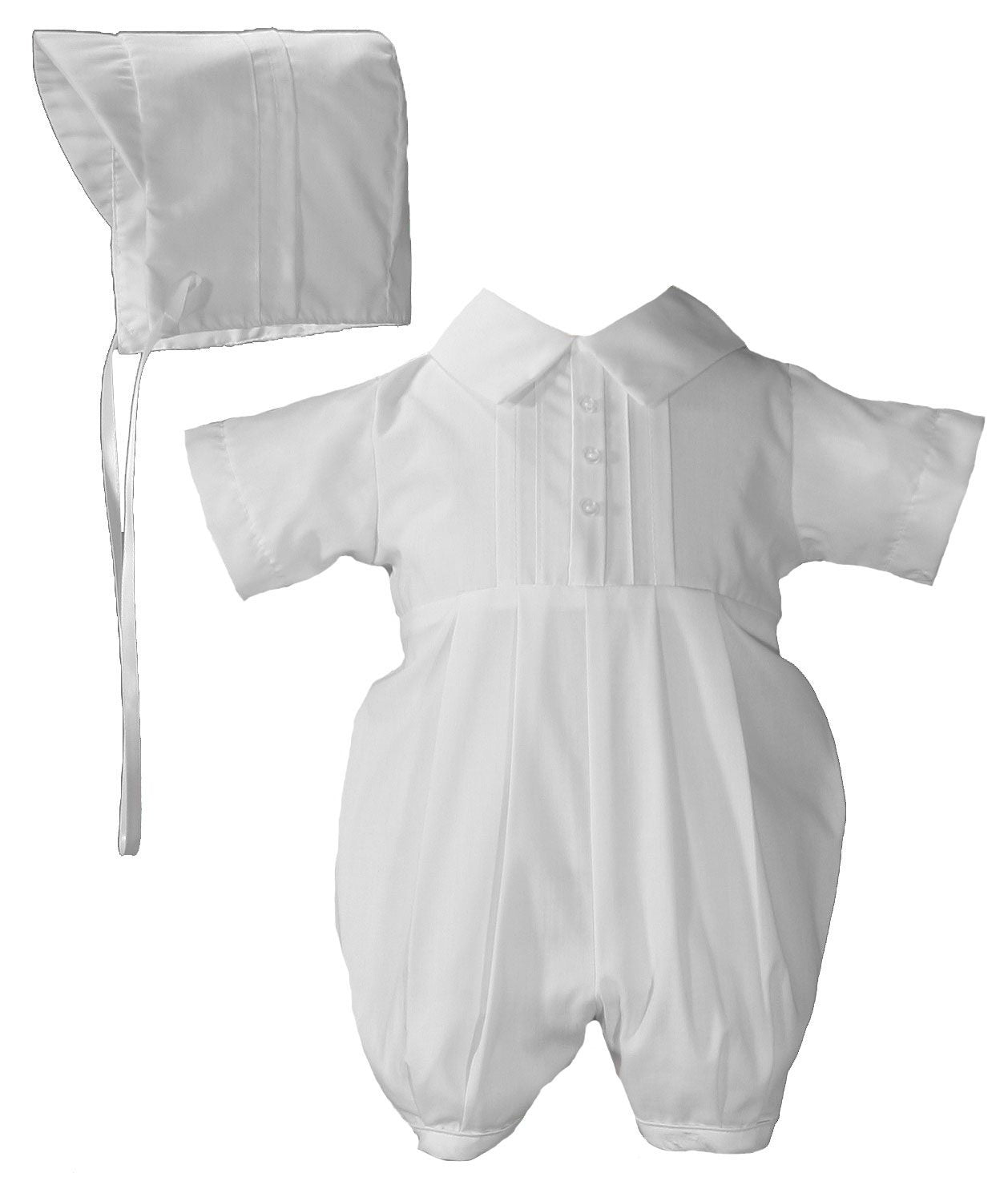Boys One Piece Baptism Gown #BJ05RS