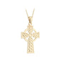 10K GOLD CELTIC MEDIUM CROSS PENDANT S4292