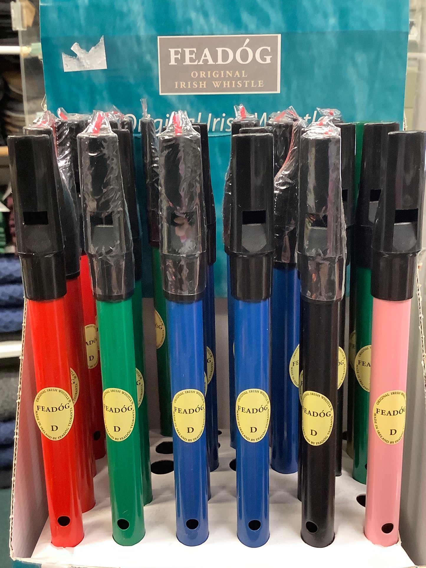 Feadog original tin whistle multi colors