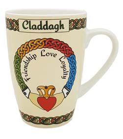 Liffey Artefacts Claddagh (Friendship, Love, Loyalty) Mug