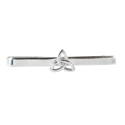 Sterling silver trinity knot tie bar SM71471