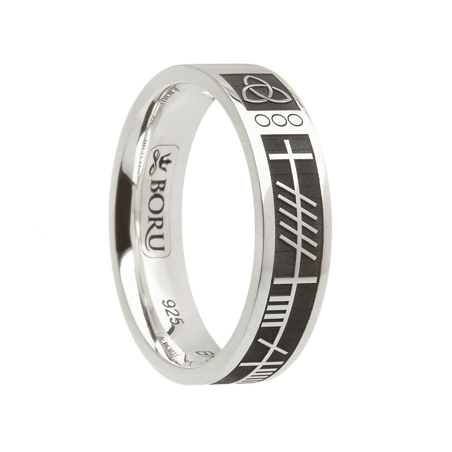 Ogham “my soulmate “ wedding bands BR33