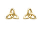 14KT Gold Vermeil Trinity Stud Earrings GV22