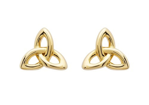 14KT Gold Vermeil Trinity Stud Earrings GV22