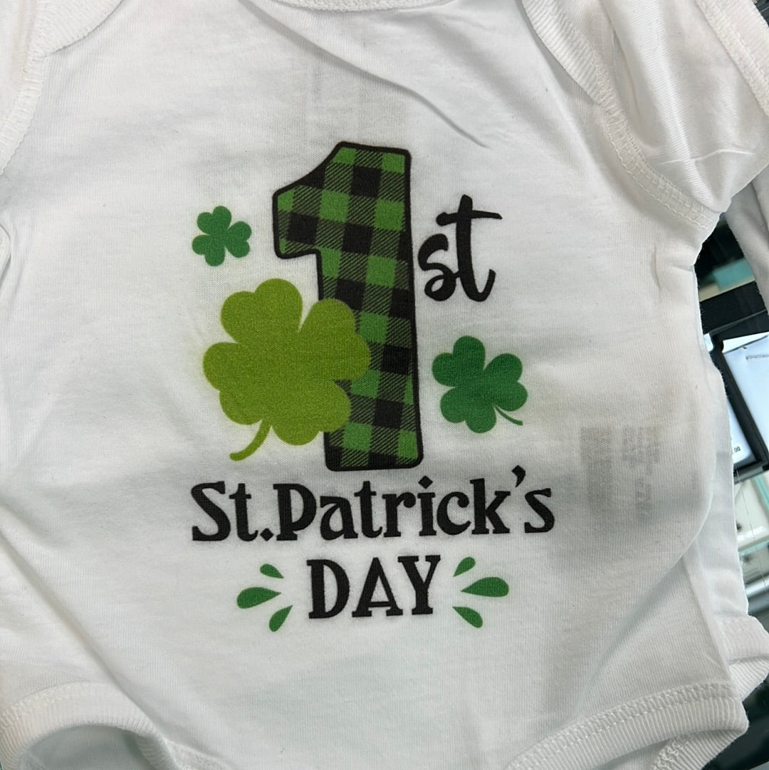 My 1st St Patricks day onesie