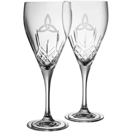 Galway crystal trinity red wine glasses g203402