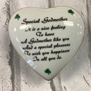 Special godmother heart box
