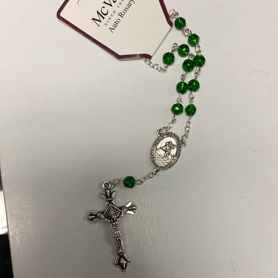 St. Christopher auto rosary